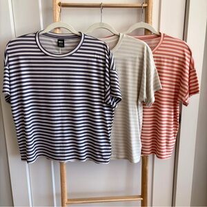 (GUC) REI Women's Beyonder Striped T-Shirts, Set of 3 medium
